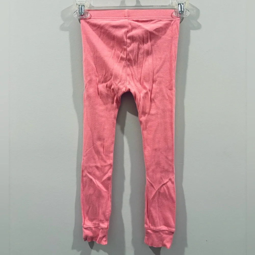 Old Navy kids 5T pink coral Halloween skeleton pj pajama set long sleeve pants - Picture 5 of 10